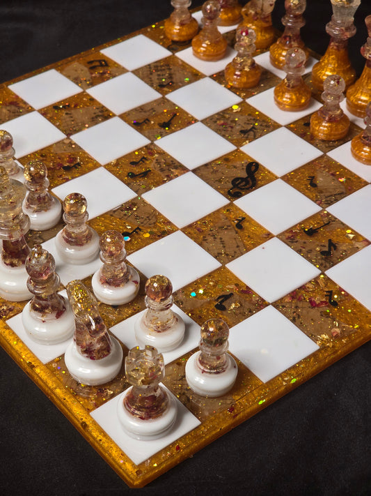 Music Notes Chessboard