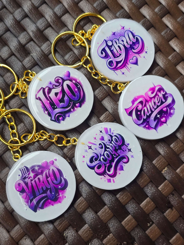 Zodiac Keychains