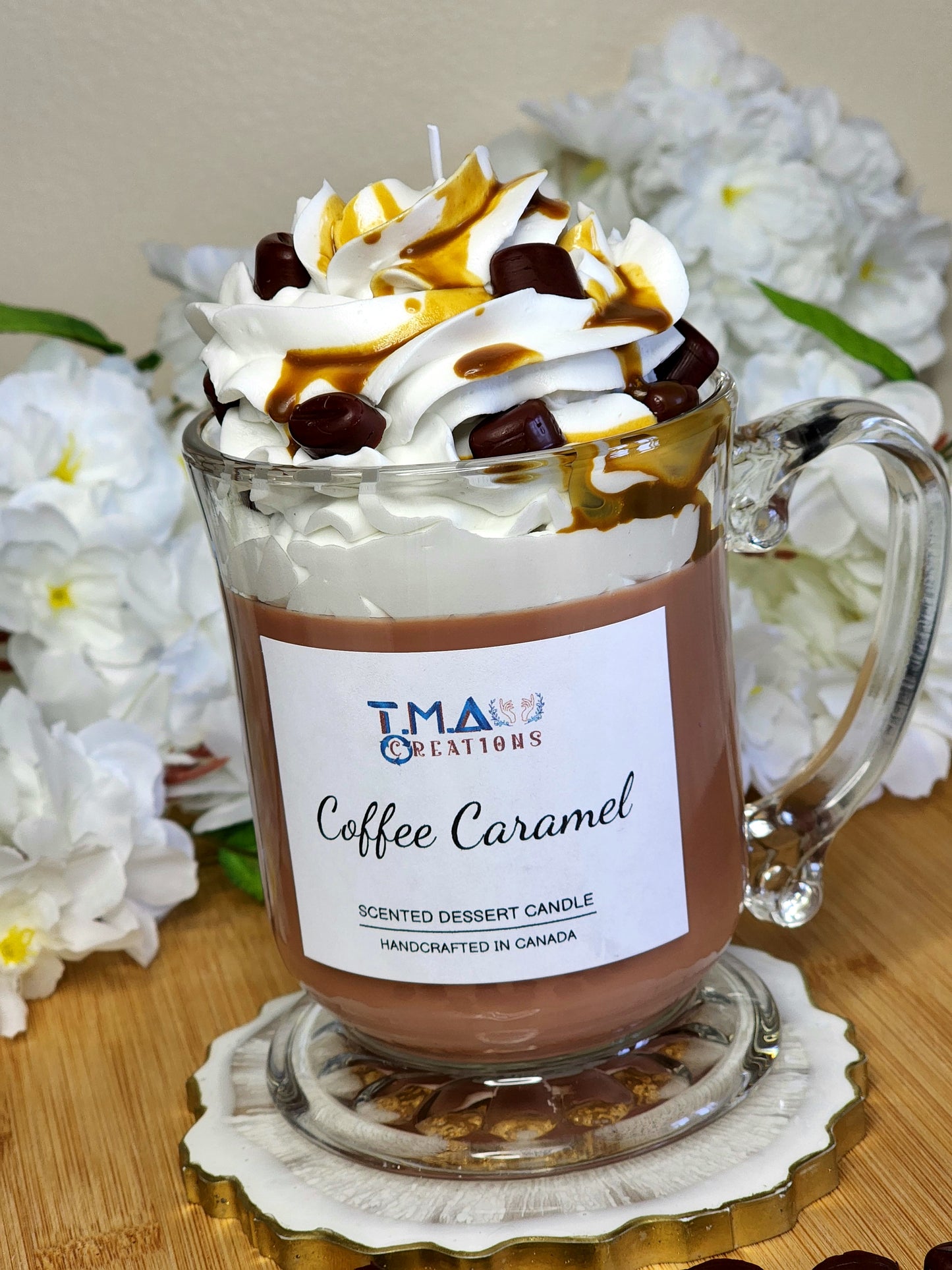 "Coffee Caramel" Dessert Candle