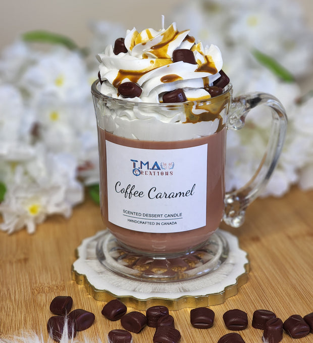 "Coffee Caramel" Dessert Candle