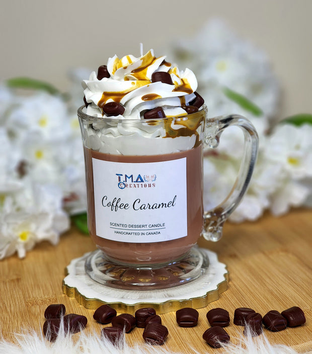 "Coffee Caramel" Dessert Candle
