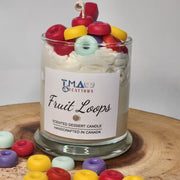 "Fruit Loops" Cereal Candle