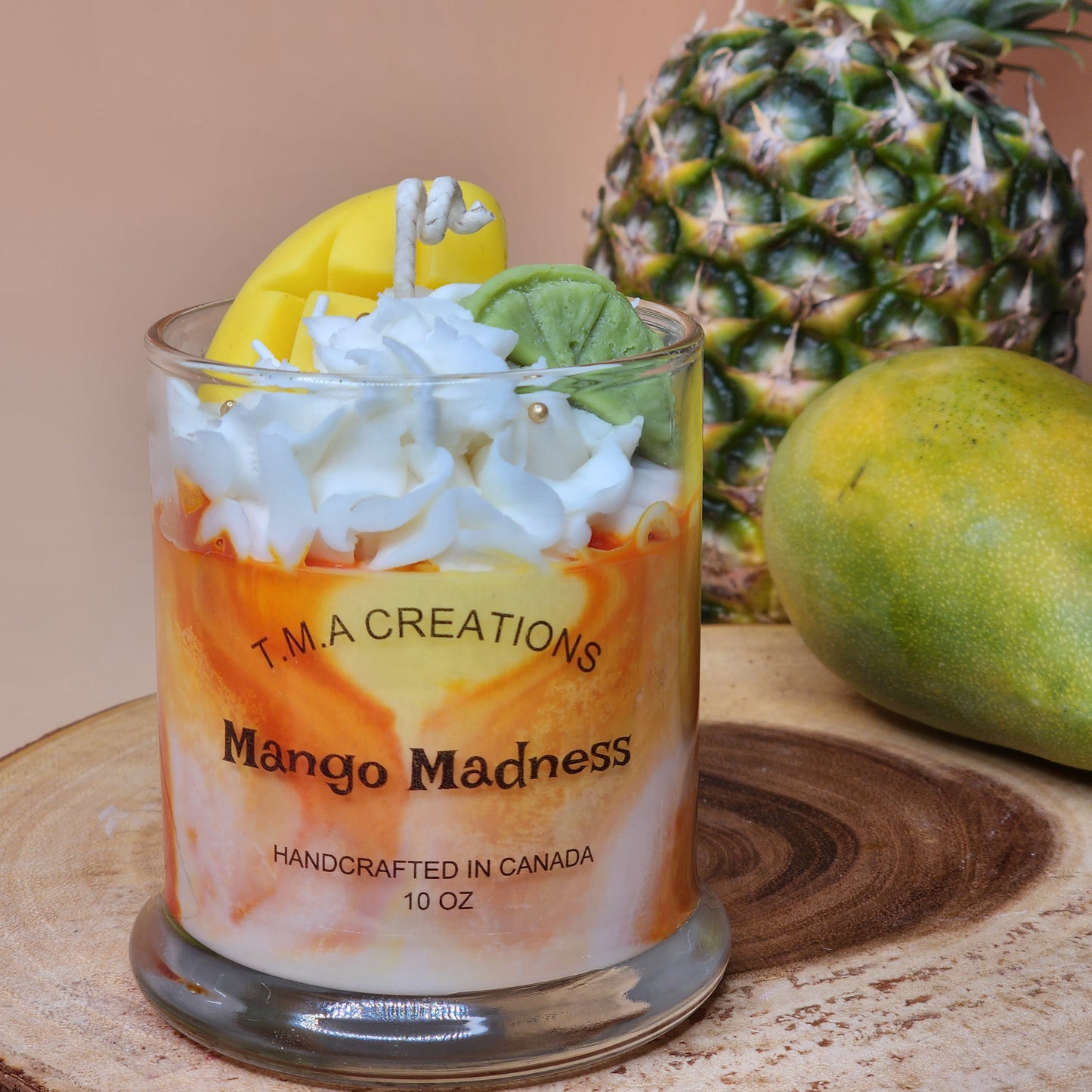 "Mango Madness" Dessert Candle